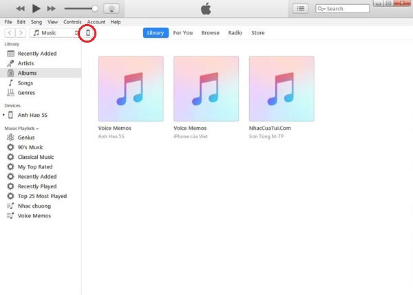 Cập nhật iOS bằng iTunes