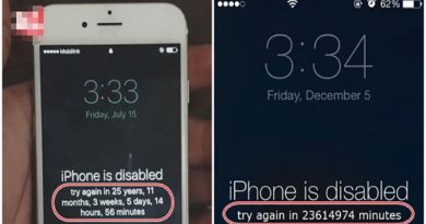 Lỗi iPhone bị vô hiệu hoá