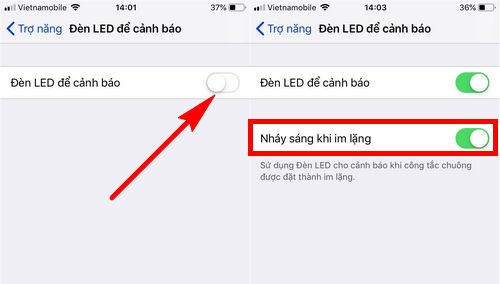 Bật đèn Flash trên iPhone khi có cuộc gọi đến (1)