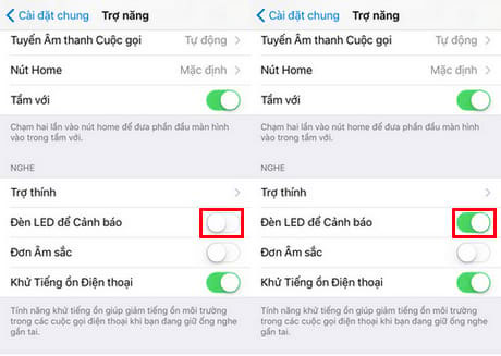 Bật đèn Flash trên iPhone khi có cuộc gọi đến (2)