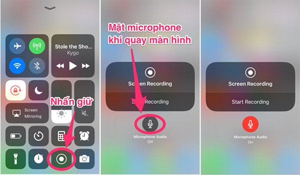Hướng dẫn cách quay video màn hình iPhone 6 iOS 11 (4)