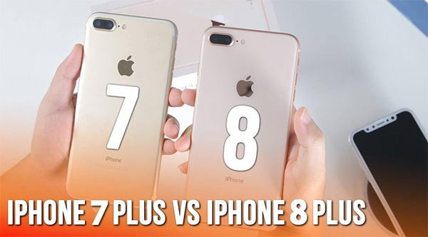 Thiết kế iPhone 7 Plus và iPhone 8 Plus