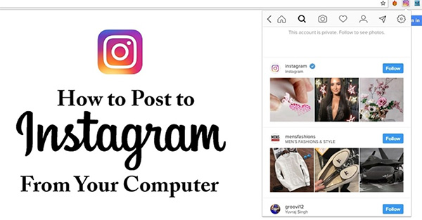 Cách đăng ảnh Instagram bằng trình duyệt Cốc Cốc