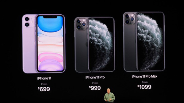 Giá bán iPhone 11 tại thời điểm ra mắt