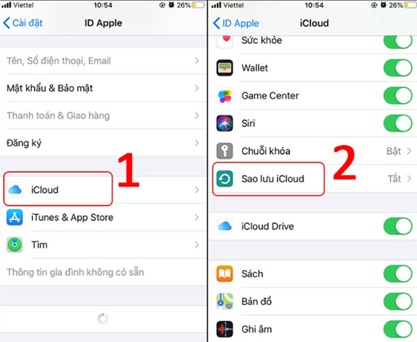 Hướng dẫn chi tiết cách sao lưu iPhone bằng iCloud (1)