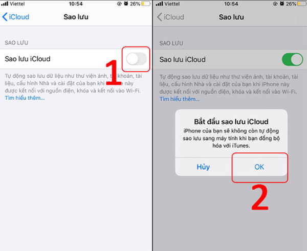 Hướng dẫn chi tiết cách sao lưu iPhone bằng iCloud (2)