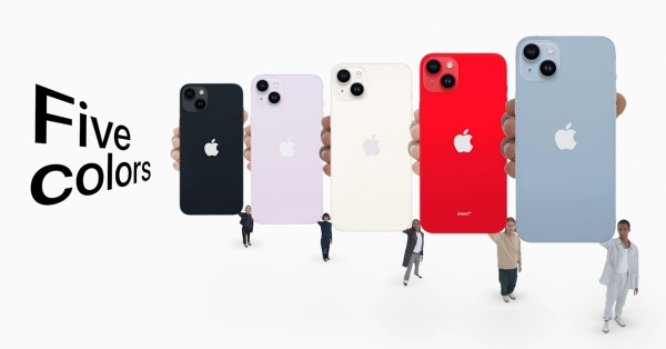 iPhone 14 Plus ra mắt với 5 màu sắc trên thị trường quốc tế