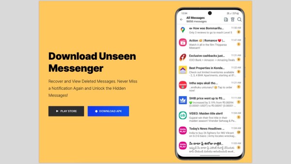 Ứng dụng Unseen Messenger