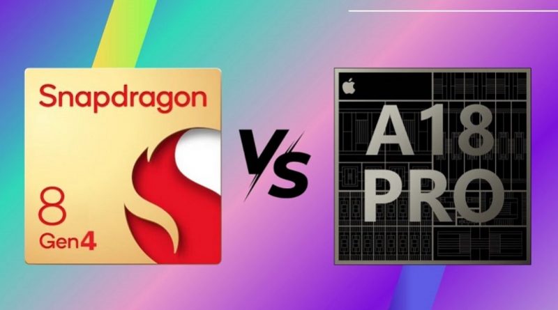 So sánh chip Snapdragon 8 Gen 4 và A18 Pro