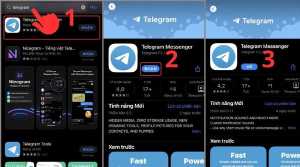Cài đặt Telegram trên điện thoại hoặc máy tính
