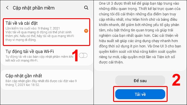 Chọn Tải về và cài đặt