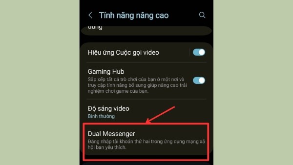 Chọn Dual Messenger