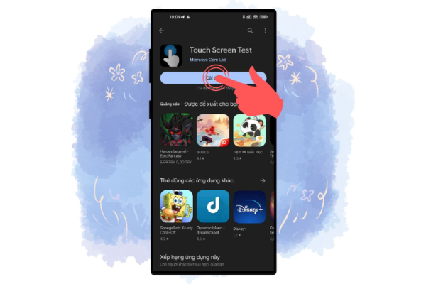 Tải ứng dụng Touch Screen Test về máy