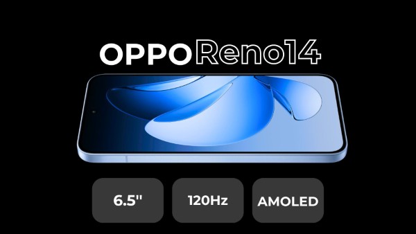 OPPO Reno14 5G trang bị màn hình AMOLED 6,59 inch 1.5K