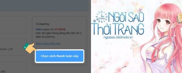 Chọn phương thức thanh toán