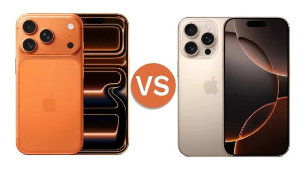 Giá bán iPhone 17 Pro và iPhone 16 Pro