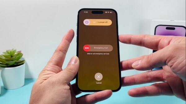 Vuốt sang phải “Trượt để tắt nguồn”