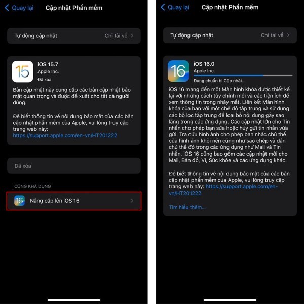 Các bước cập nhật phần mềm để sửa lỗi hệ thống