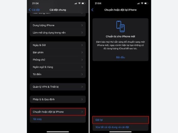 Hãy thử reset khôi phục cài đặt máy
