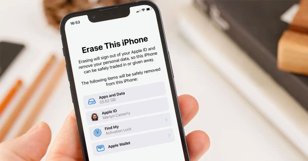 iPhone tự động khởi động lại sau khi xóa toàn bộ dữ liệu