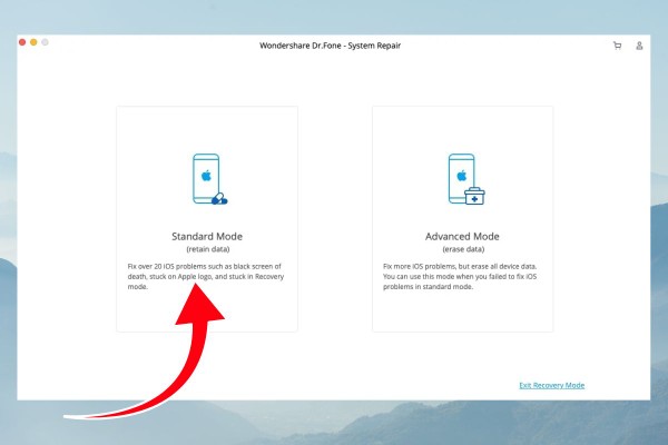 Chọn Standard Mode 