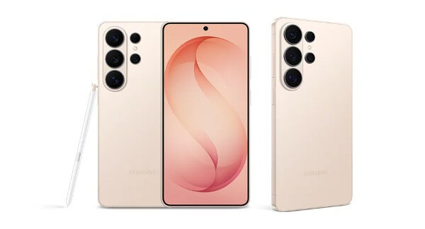 Galaxy S26 Ultra màu vàng hồng