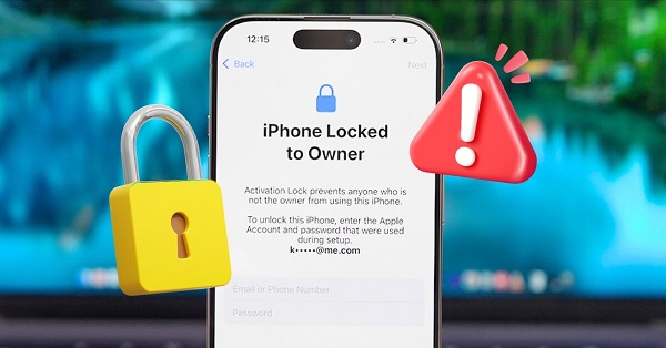 Tình trạng iPhone bị khóa iCloud yêu cầu đăng nhập tài khoản Apple ID