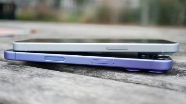 So sánh kích thước iPhone 15 và iPhone 16