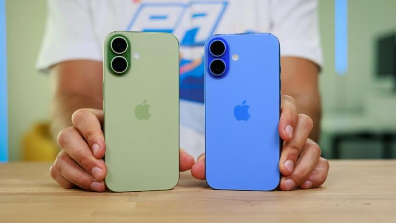 So sánh tổng quan iPhone 16 và iPhone 17