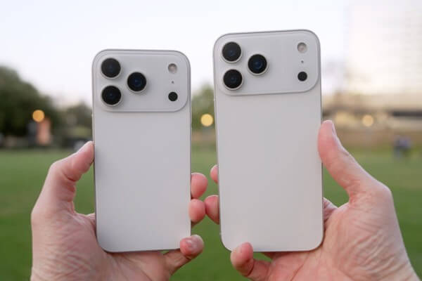 So sánh thiết kế iPhone 17 Pro và 17 Pro Max