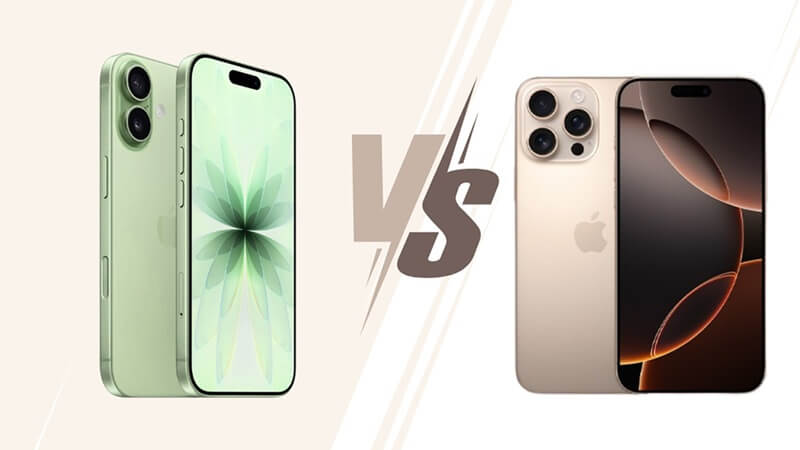 So sánh tổng quan iPhone 17 và 16 Pro