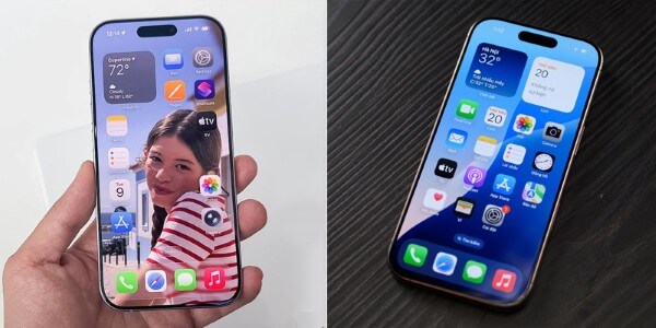 So sánh màn hình iPhone 17 và 16 Pro