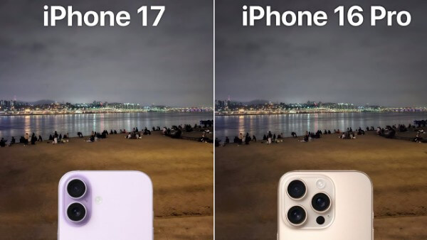 So sánh camera trên iPhone 17 và 16 Pro