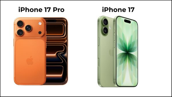 So sánh kích thước iPhone 17 và iPhone 17 Pro