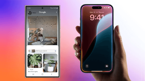 Định vị người dùng và giá bán điện thoại Samsung và iPhone