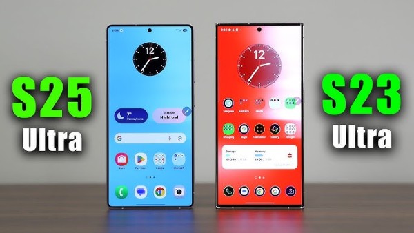 So sánh màn hình điện thoại Samsung Galaxy S23 Ultra và S25 Ultra 