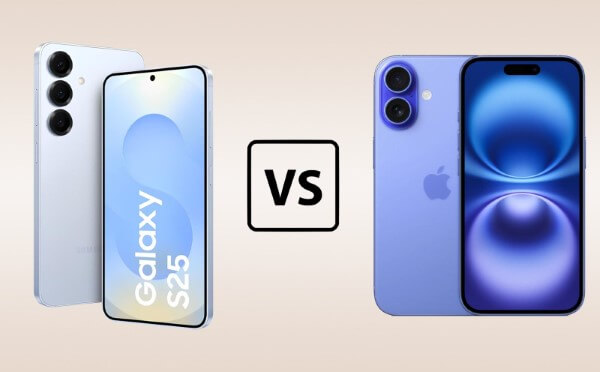 So sánh thiết kế Samsung Galaxy S25 và iPhone 16