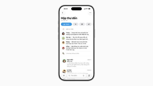 Tính năng tự động ưu tiên thông báo email quan trọng