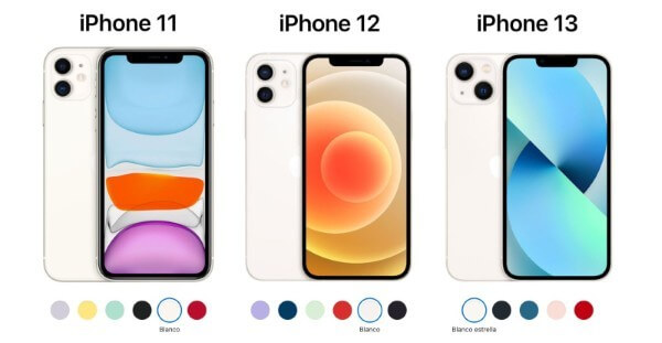 So sánh thiết kế iPhone 11 12 13 không có nhiều khác biệt