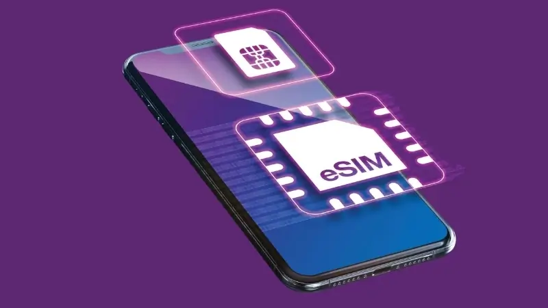 eSIM là SIM điện tử được tích hợp vào phần cứng của điện thoại