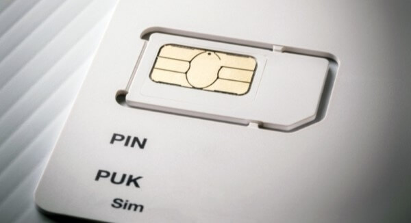 Kiểm tra thông tin PUK trên vỏ SIM ban đầu