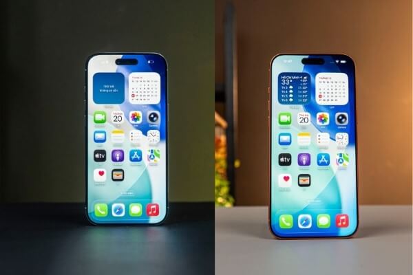 iPhone Air và 17 Pro Max đều có  màn hình Super Retina XDR OLED, ProMotion 120Hz