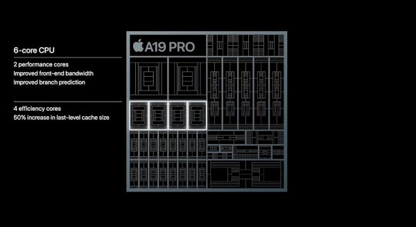 iPhone Air và iPhone 17 Pro Max đều sử dụng chip A19 Pro